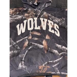 Men's NWT Darc Sport Camo Size M Wolves  Hoodie